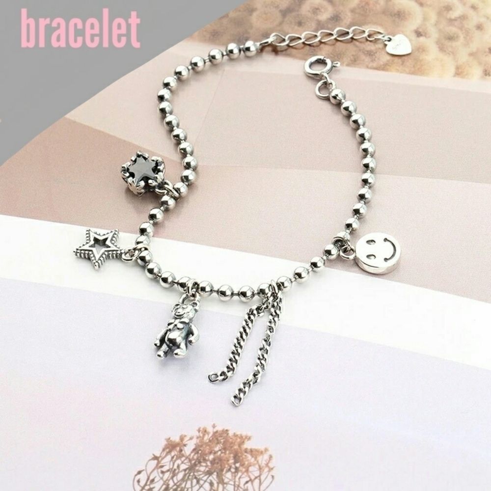 Super Cute Charm Bracelet - 925 Sterling Silver